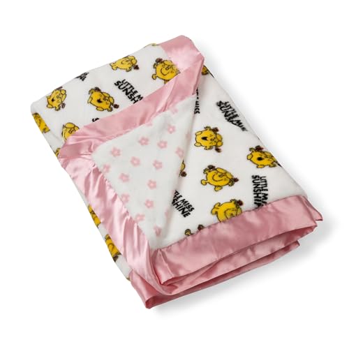 Image of JuJuBe x Studio Oh! Baby Essentials Reversible Baby Blanket - Soft Throw for Newborns & Infants, Ideal for Tummy Time, Home, Travel & Nursery Essentials - Little Miss Sunshine