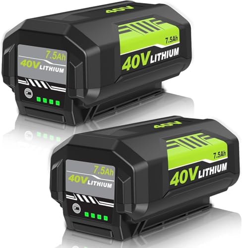2Pack 7.5Ah OP4026 Replacement for Ryobi 40V Batteries(7.5Amps-2PC)