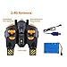 VAlinks 5 Channel RC Bulldozer, Remote Control Excavator, Full Functional Front Loader Construction Vehicles Toy with 2.4Ghz Transmitter and Shovel Lights, Simulation Sound for Kid
