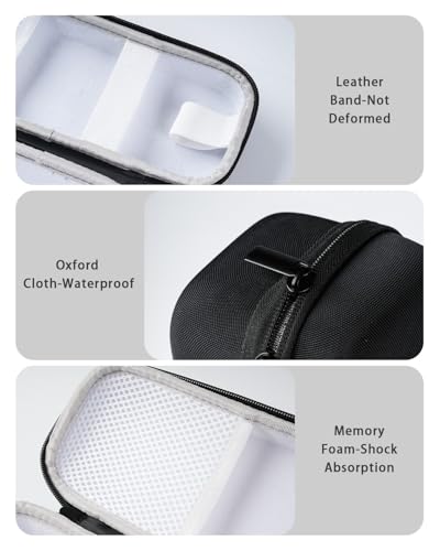 Image of TATTMUSE Bluetooth Portable Thermal Printer Black & Printer Carrying Case Black