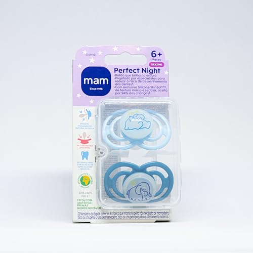 MAM Baby Kit com 2 Chupetas Perfect Night Com... glide
