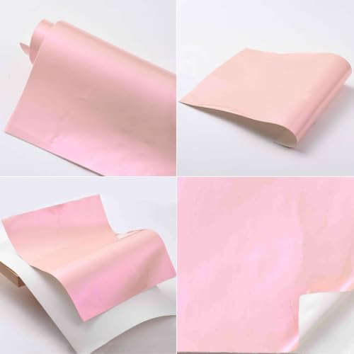 Image of Rouge Pink to Charming Purple Glossy Chameleon Vinyl Wrap Color Change DIY Vehicle Vinyl Film, 59.84 inch x 78.74 inch
