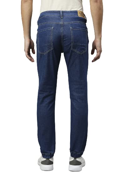 Image of High Star Men Blue Jeans Jogger Stretchable Jeans