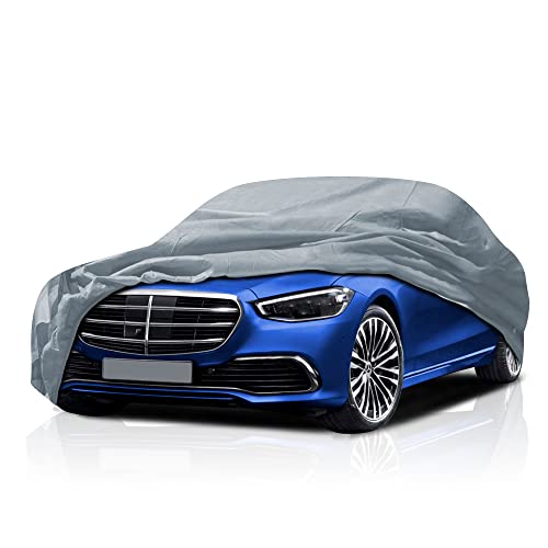 5 Layer Car Cover for Mercedes-Benz Maybach S580 S680 4MATIC 2021-2026 Sedan 4-Door, Semi Custom Fit Full Coverage Pollution, Dust, Sun, Snow, Rain, All Weather Protection, Breathable
