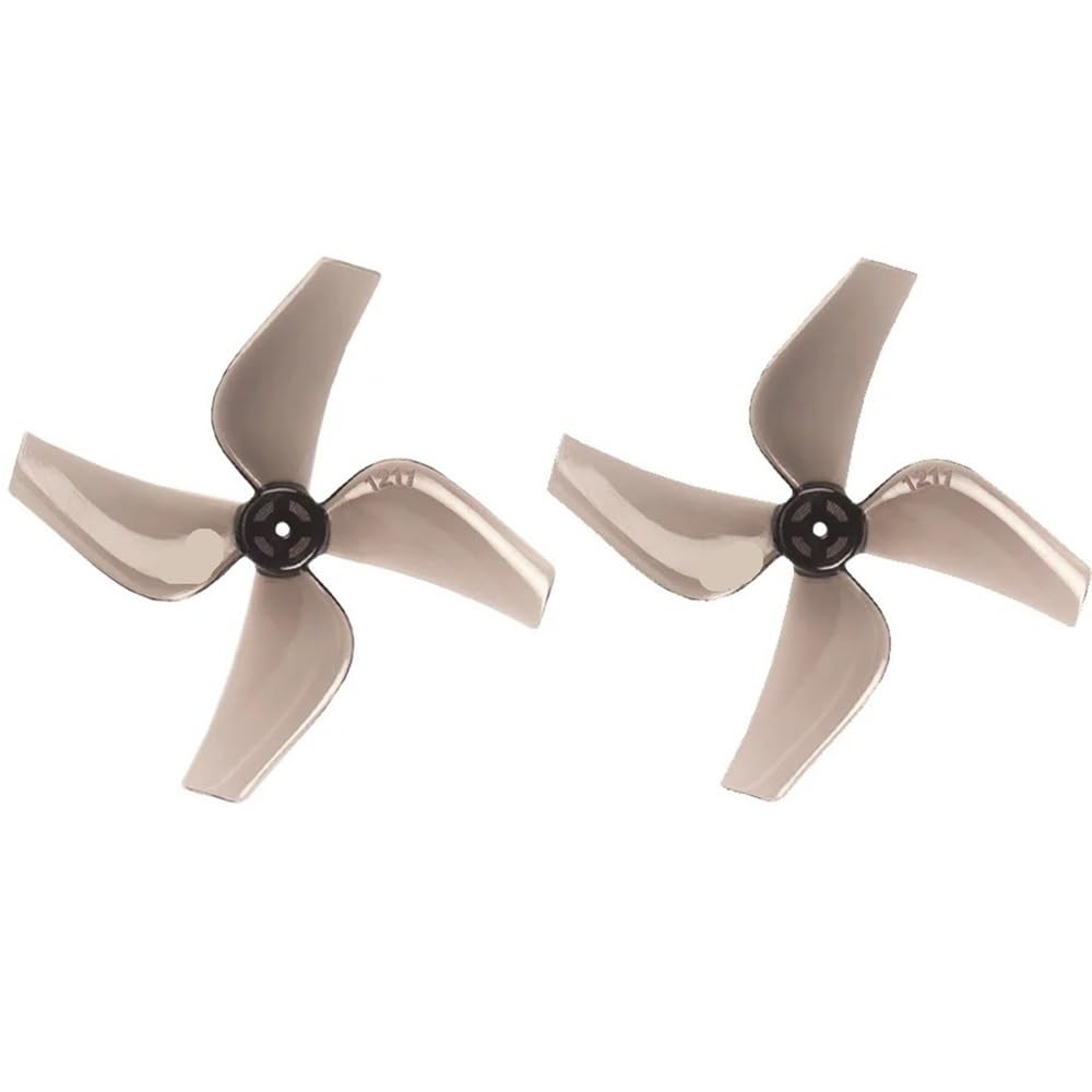 Hélices de 4 palas 31mm y eje 0.8mm para mini drones RC FPV G1211-4 pack de 4 pares 2