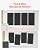 VEVOR 4 PCS Acoustic Panels, 2 inch Thick 23.6 x 11.8 inch Fiberglass Sound Absorbing Panels, Self-Adhesive Soundproof Wall Boards, for Studios, Office, Home Theater,Meeting Room, Black