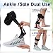 Cryxinty AFO Brace for Foot Drop - Lightweight Stabilizer for Men & Women, Fits in Most Shoes for Stroke, MS & Hemiplegia Recovery, Ankle Support & Drop Foot (Right, Medium)