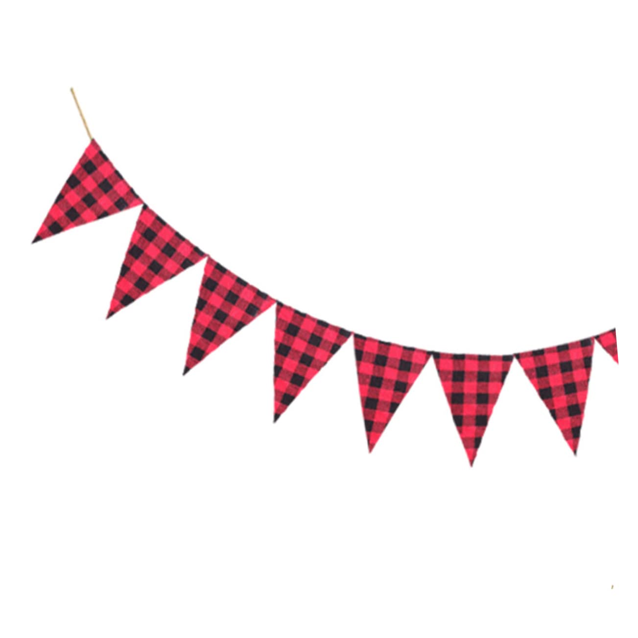 Abaodam 3piezas Banderín Decorativo Rojos y Negros Guirnalda Reutilizable Cumpleaños y De Colgar y Interiores y Exteriores