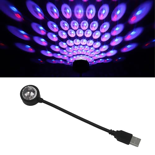 Lecctso Car Roof Lights, USB Star Projector Night Light, Adjustable Interior Car Lights, Portable Car LED Lights 4 Colors& 9 Functional Modes Star Lights for Car Decor,Ceiling, Bedroom,Party