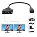 Produktbild Uzanpie HDMI Splitter Adapter für 1080P HDTV, Dual HDMI Adapter, HDMI-Stecker auf 2 HDMI Splitter Buchsen Unterstützung für Xbox, Blueray, DVD-Player, PS3