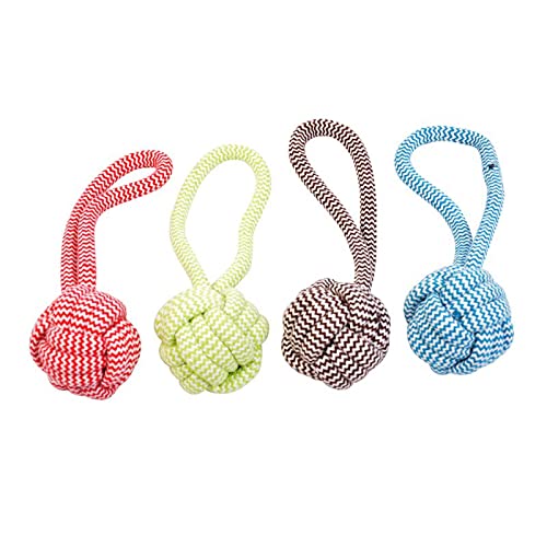 Duvo+ Scooby Knotted Rope with Dummy Ball, 7.6 cm Size