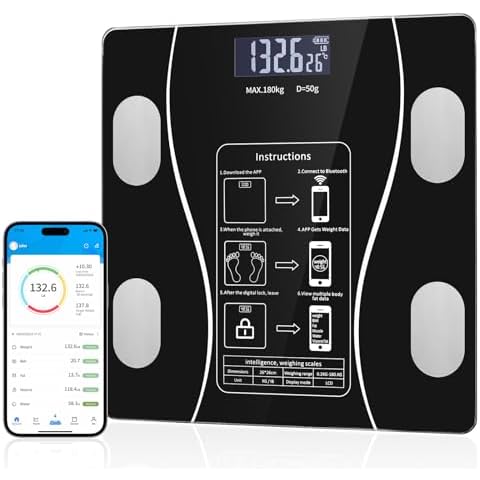 OOYY Digital Scale with Bluetooth Cover