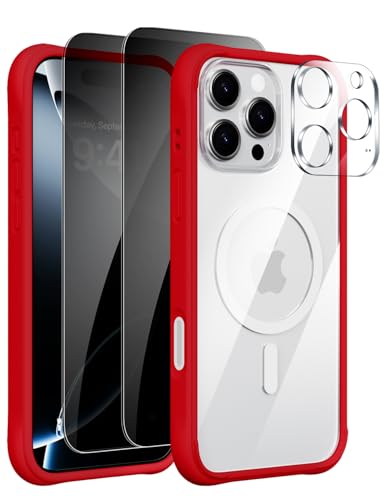 Coque pour iPhone 16 Pro X-level MagSafe avec protection écran anti-espion et objectif