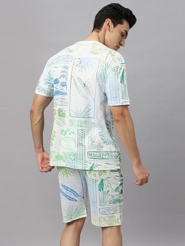 Image of Wear Your Opinion Mens Co ord Set All Over Printed T-Shirt & Short Set
