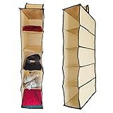 ESTANTERÍA POLIVALENTE: Este estante colgante para guardarropa es perfecto para ropa interior, ropa de bebés, toallas, camisetas, zapatos y otros accesorios. Perfecto para colgar en un armario con baldas.