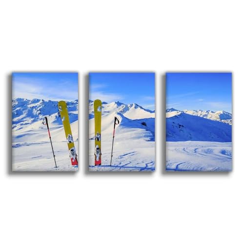 Poster paysage alpin 50x75cm pour rompre la monotonie des murs blancs