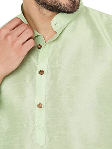 Image of Maharaja Banarasi Dupion Silk Kurta Pjama Set for Men