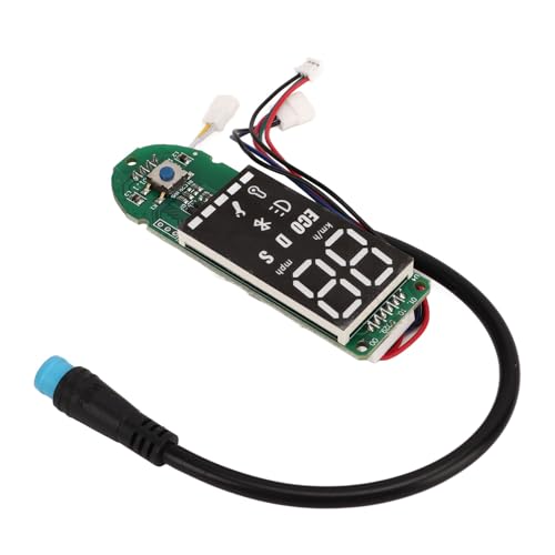 Tbest Placa de Circuito de Tablero de Tablero de Scooter Eléctrico Reemplazo de Placa Bluetooth Material de PCB Duradero de Alto Rendimiento Pantalla de Datos Instantánea Instalación