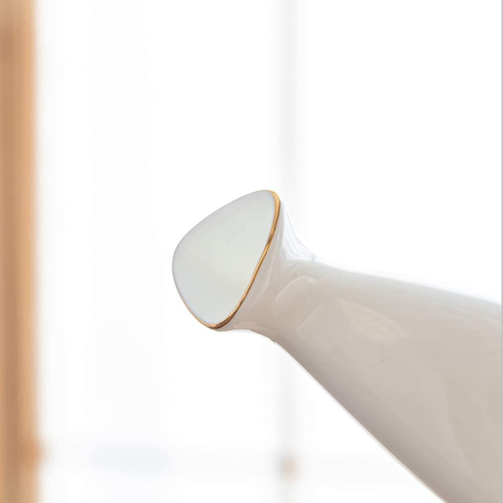 Tasse à saké Traditionnelle, Verres à vin en céramique, Service à saké Blanc Traditionnel en céramique, 7 pièces, Comprenant 1 Pot et 6 Petites Tasses à saké (Blanc Pur)