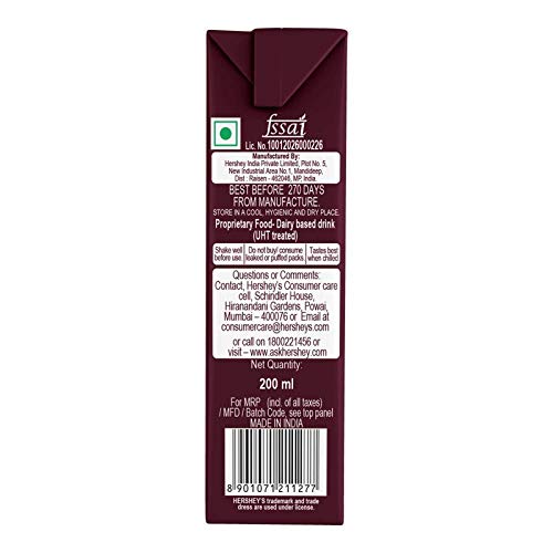 Image of Hershey's Milkshake Chocolate, 6 x 200 ml