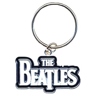 The Beatles Keychain Drop T Logo Blanc Nouveau Officiel Size One Size - Les Beatles, Paul McCartney, John Lennon, RIngo Starr, George Harrison