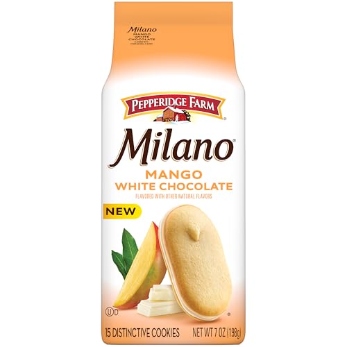 Image of Pepperidge Farm Milano White Chocolate Mango Flavored Cookies, 7 Oz Bag