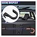 KPFILEH 2PCS Car Umbrella Hook, No Drilling Multifunctional Plastic Auto Trunk Umbrella Holder, Universal Double Hook Vehicle Interior Seat Organizer Accessories for Car, SUV(Black Single)