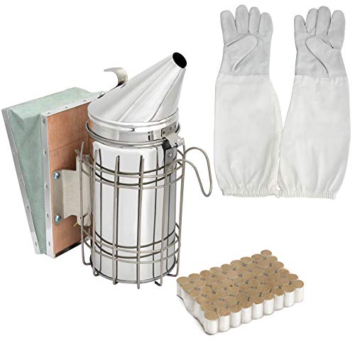 Blisstime Beekeeping Supplies Tool Kit, 17 Pcs Bee Hives And Supplies Starter Kit Beekeeper Starter Kit #TOP1