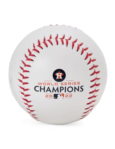 Rawlings | Official 2022 World Series Champions | Houston Astros | Commemorative Baseball | White Vinyl