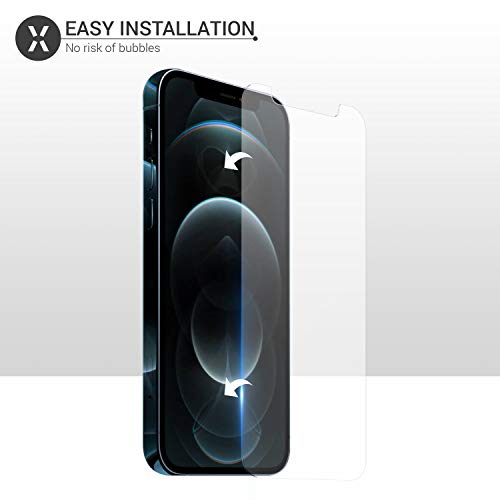 Olixar Screen Protector for iPhone 12 Pro Max, Tempered Glass - Reliable Protection, Supports Device Features - Full Video Installation Guide