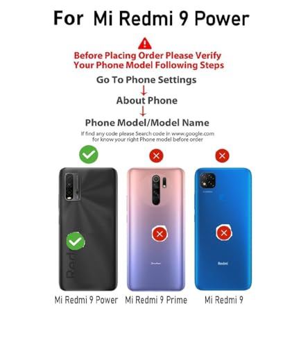 Image of Bintage Dual-Leather Mac Safe Design Phone Case| Soft Touch Finish | Full Camera Protectection Back Cover Compatible for Redmi 9 Power 4G - White & Choco Brown