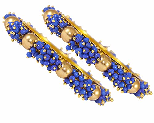 Image of NMII Metal and Zircon Studded Kadaa set for Women /Girls