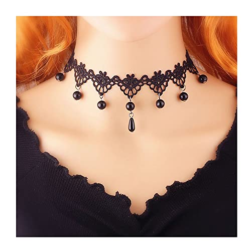 Collana girocollo in velluto di cristallo Collana