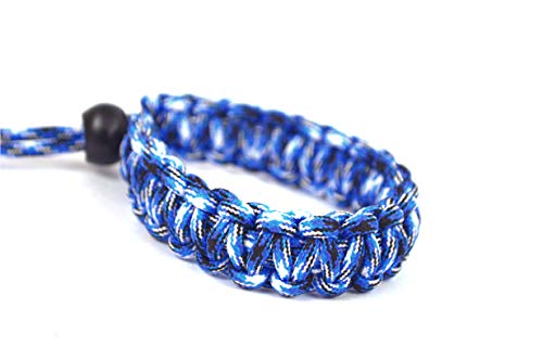 Image of Paracord Wrist Strap for robust hand grip to hold all DSLR camera /heavy gear /Binocular