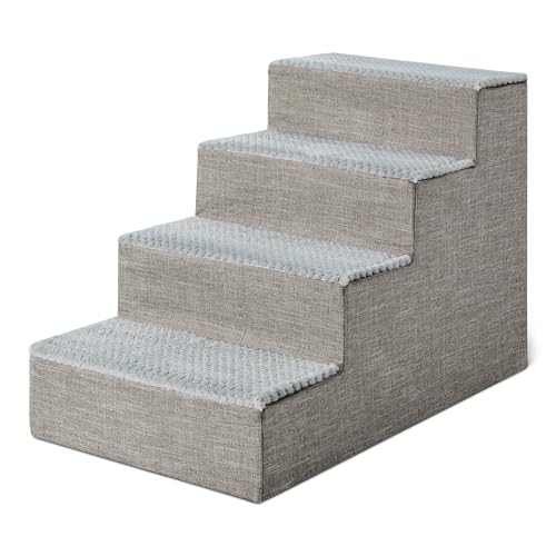 Amazon Basics Hundetreppe, H: 45,7cm, Hundetreppe für hohe...