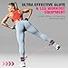 HOXWC Ankle Resistance Bands with Cuffs, Ankle Bands for Working Out, Ankle Resistance Band for Leg, Booty Workout Equipment for Kickbacks Hip Fitness Training, Exercise Bands for Butt Lift Women