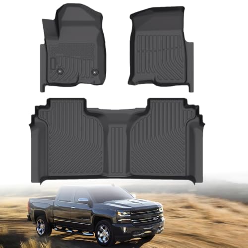 FemboMAX Floor Mats for Chevy Silverado GMC Sierra 1500 2500HD 3500HD