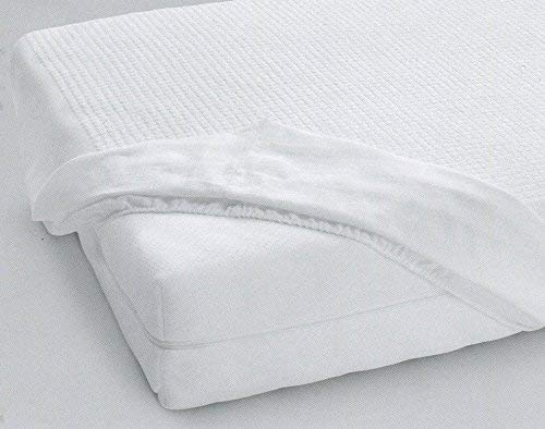 Housse Matelas 140x200 Protège-matelas Gabel 140x200 Cm - Jersey éponge Blanc Confortable Alèse Coton éponge