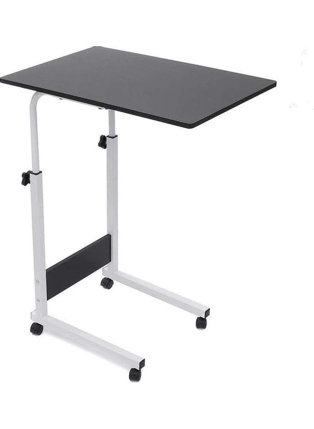 Dubai Gallery Height Adjustable Laptop Desk, Black/White, 60x40x90cm