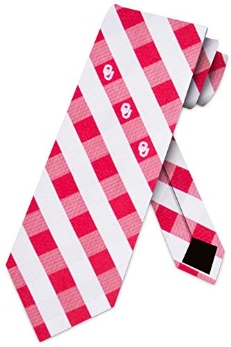Eagles Wings Oklahoma Check Poly Necktie