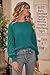 PRETTYGARDEN Women's Fall 2025 Pullover Sweater Casual Long Sleeve Loose Chunky Knit Tops Blouse Winter Fashion Clothing (Green,Large)