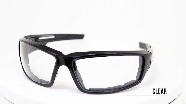 Lunette De Moto Global Vision Shadow Foam-Padded Motorcycle