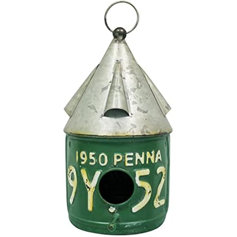 CVHOMEDECO Bird House with Pole Cover