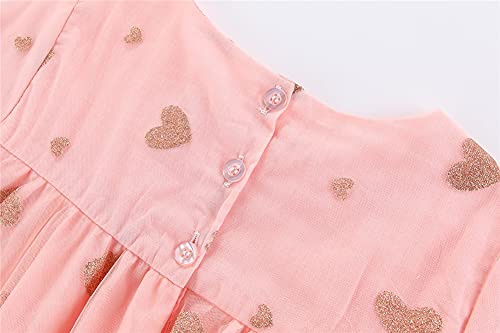 Mud Kingdom Little Girls Dress Midi Length Ruffle Cute Printing Summer4