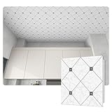 Dalle de plafond en aluminium, panneau mural décoratif pour installation intérieure, cuisine, salle de bain, sous sol (10 pièces, 30 x 30 cm)