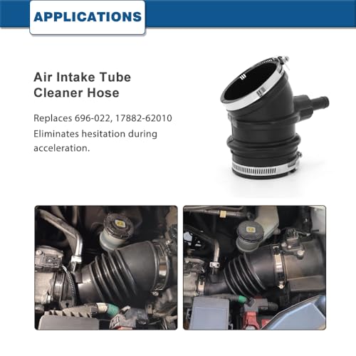Air Intake Hose Compatible with 1999 2000 Toyota 4Runner V6 3.4L - Intake Filter Tube Replaces # 696-022, 17882-62010, 1788262010 - Air Intake Duct Tube Boot by A ABIGAIL - Used condition - Image 4
