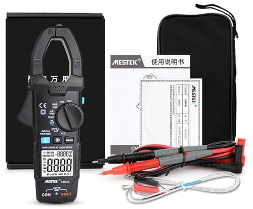 Multímetro de pinza digital multifunción para electricista, amperímetro de pinza de alta precisión miniatura 2