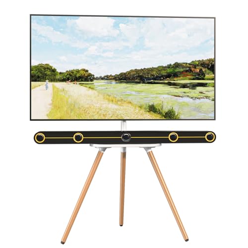 PUTORSEN TV Ständer im Staffelei Design, Fernsehständer für 43-65 Zoll,...