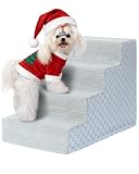 Vfrog Dog Stairs for Small Dogs,17.5