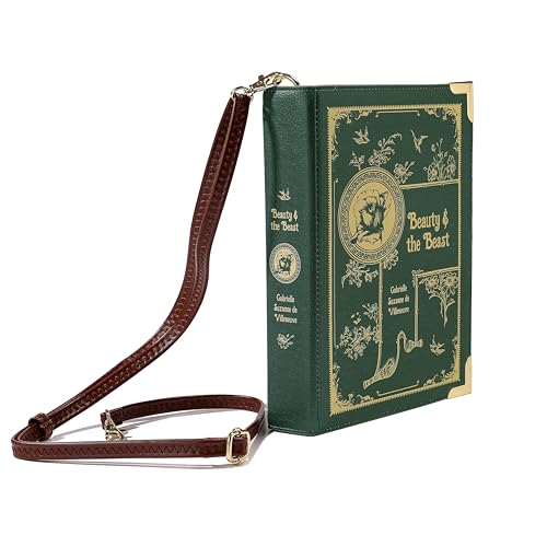 Image of Clutch Purse Large, Book Shaped Crossbody Bag, Vegan Leather Book Wallet, Book Lover Gift Handbag, Shoulder Bag